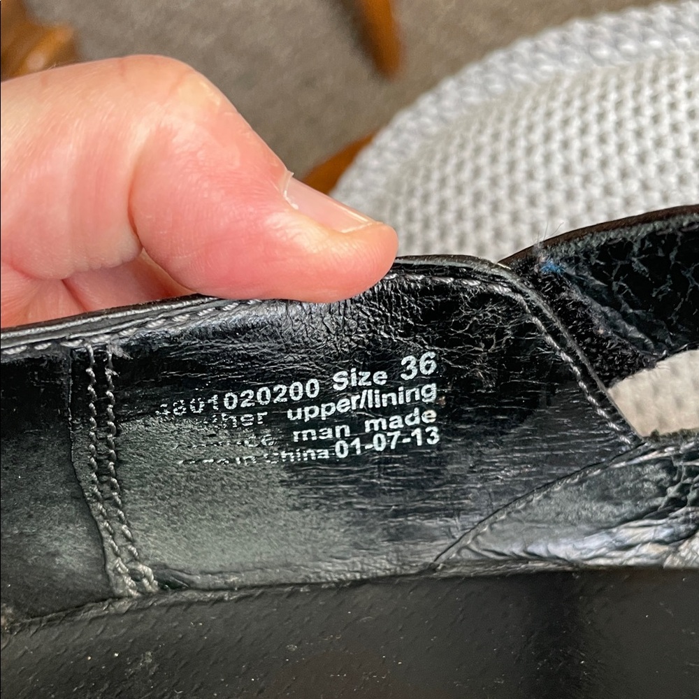DANSKO 36 Black Women's Mary Jane Shoes clog mule - Picture 12 of 12